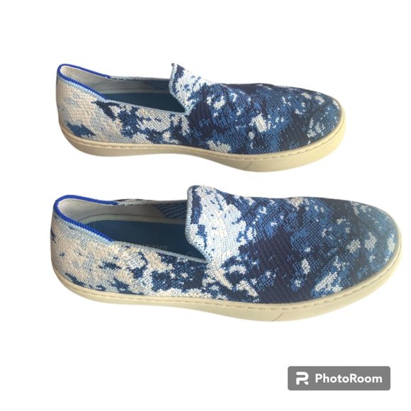 Rothys x The‎ Butchers Daughter Shibori Sneaker Ltd Ed Colab Indigo sz 9.5 - Picture 3 of 9